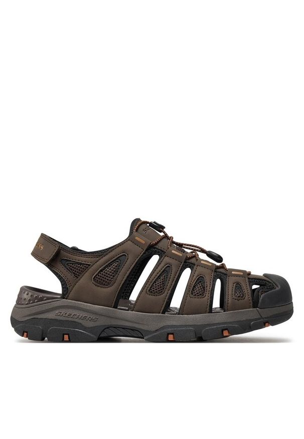 skechers - Sandały Skechers. Kolor: brązowy
