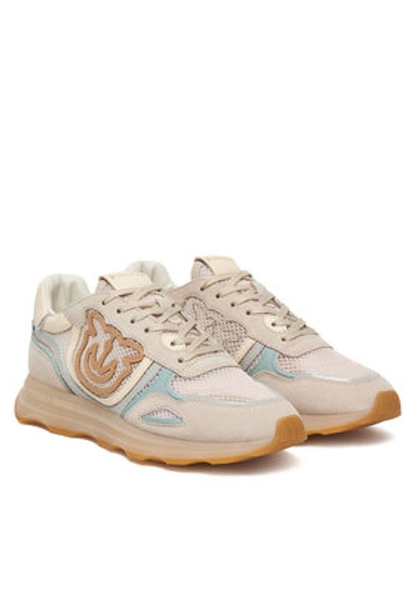 Pinko - PINKO Sneakersy Zoe 18B SS0175 P084 Kolorowy. Materiał: zamsz, skóra. Wzór: kolorowy