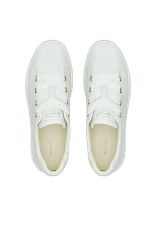 GANT - Gant Sneakersy 30531834 Biały. Kolor: biały. Materiał: skóra