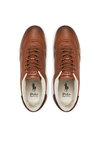 Polo Ralph Lauren Sneakersy Masters Court 809960990002 Brązowy. Kolor: brązowy. Materiał: skóra
