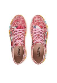 Laura Vita Sneakersy Nikito 69 Różowy. Kolor: różowy. Materiał: nubuk, skóra #3