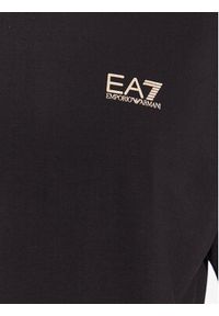 EA7 Emporio Armani T-Shirt 3RPT12 PJLBZ 0208 Czarny Regular Fit. Kolor: czarny. Materiał: bawełna