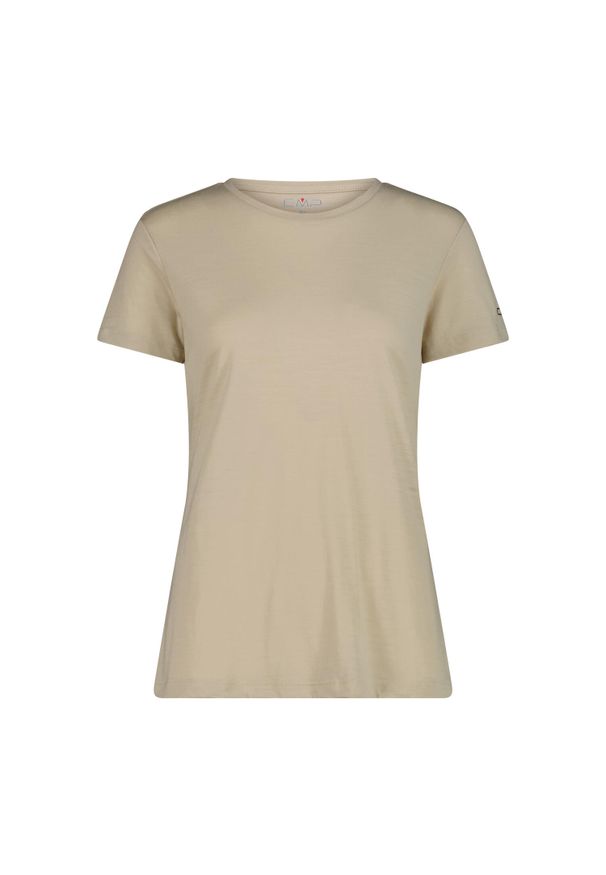 Koszulka damska turystyczna CMP 32T7166U. Kolor: beżowy. Sport: turystyka piesza