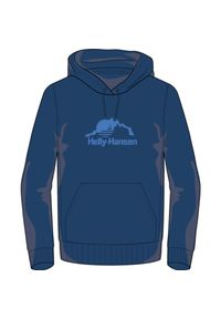 Bluza z kapturem Helly Hansen Nord Graphic. Typ kołnierza: kaptur. Kolor: niebieski. Sport: wspinaczka #1
