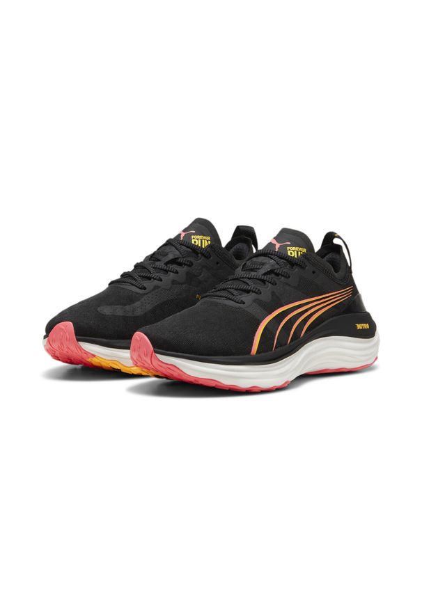 Puma - Damskie buty do biegania ForeverRun NITRO™ PUMA. Kolor: pomarańczowy, żółty, różowy, czarny, wielokolorowy. Sport: bieganie