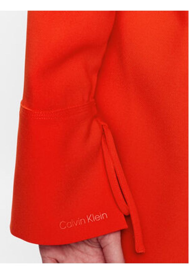 Calvin Klein Bluzka K20K205688 Pomarańczowy Regular Fit. Kolor: pomarańczowy. Materiał: syntetyk