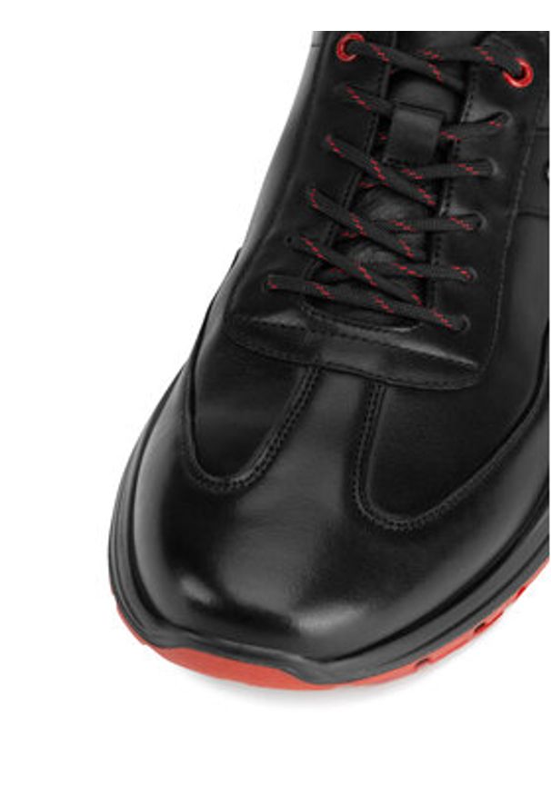 Sergio Bardi Sneakersy MF1647-1Z Czarny. Kolor: czarny. Materiał: skóra