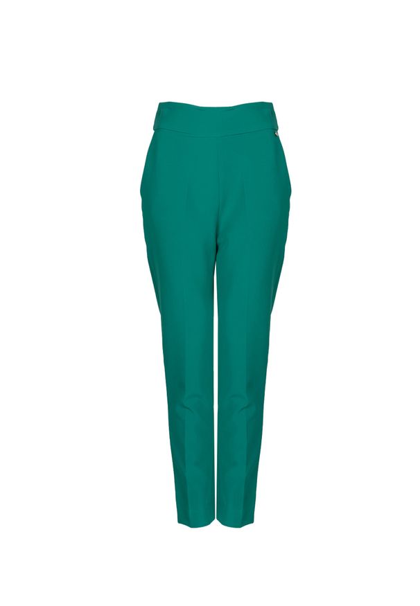 Liu Jo Spodnie | CF2035 T2200 | Kobieta | Zielony. Stan: podwyższony. Kolor: zielony. Materiał: elastan, poliester. Styl: elegancki