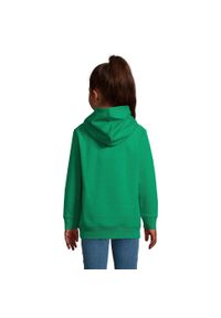 SOL'S - Bluza Z Kapturem Condor Dla Dzieci. Typ kołnierza: kaptur. Kolor: zielony