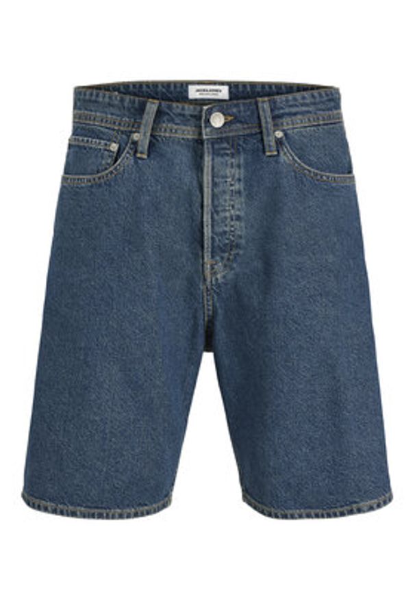 Jack & Jones Szorty jeansowe Ony Original 12289725 Niebieski Regular Fit. Kolor: niebieski. Materiał: jeans