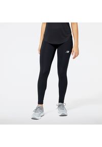 Legginsy damskie New Balance WP23234BK – czarne. Kolor: czarny. Materiał: poliester, materiał. Styl: sportowy. Sport: fitness