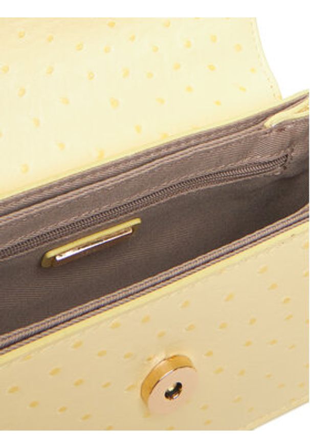 Aldo Torebka Calluna 13989475 Żółty. Kolor: żółty. Materiał: skórzane