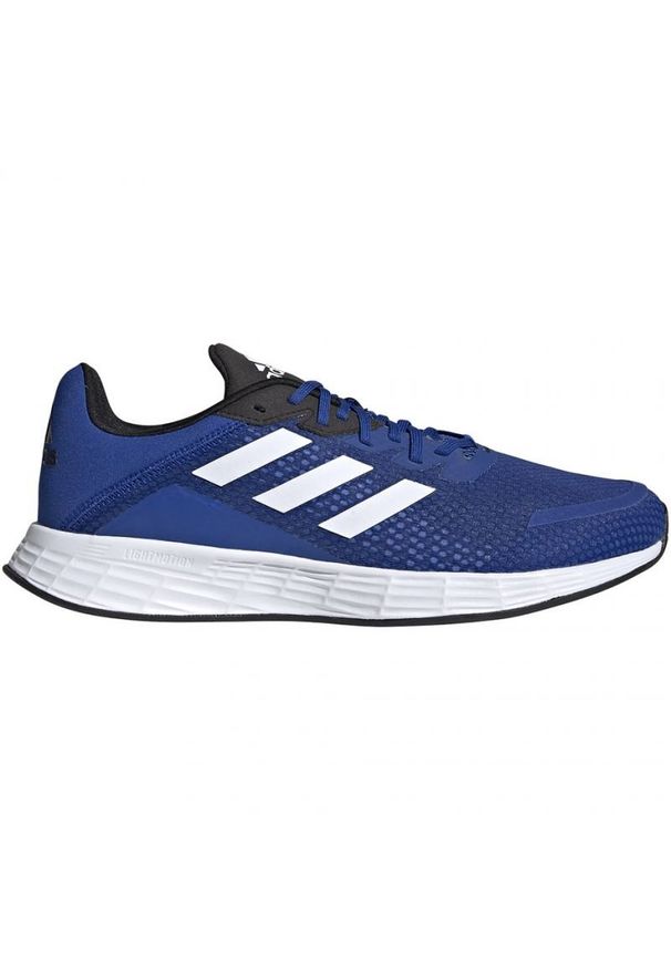 Adidas - Buty do biegania adidas Duramo Sl M FW8678 czarne niebieskie. Kolor: niebieski, wielokolorowy, czarny. Szerokość cholewki: normalna