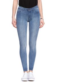 Wrangler - WRANGLER SUPER SKINNY SUMMER LAKE W29JPV86B. Stan: podwyższony