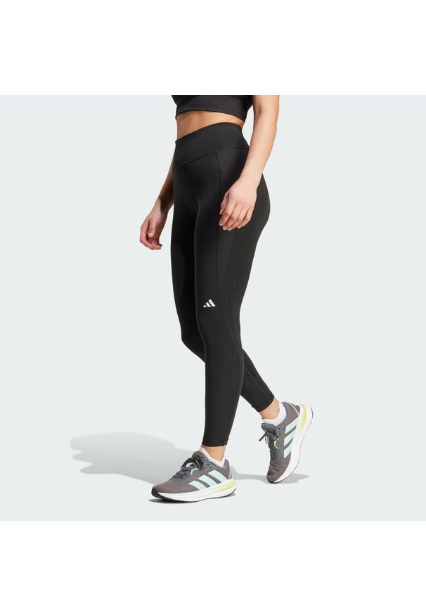 Adidas - Legginsy Own the Run 7/8. Kolor: czarny. Materiał: materiał. Wzór: gładki. Sport: bieganie