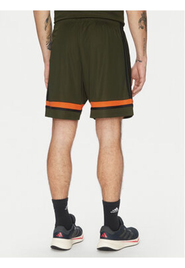 Adidas - adidas Szorty sportowe Squadra 25 JN7855 Zielony Regular Fit. Kolor: zielony. Materiał: syntetyk