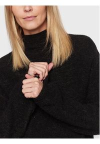 Sisley Sweter 1142M200M Czarny Regular Fit. Kolor: czarny. Materiał: syntetyk #4