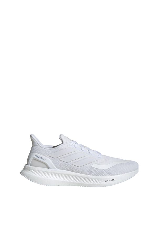 Adidas - Buty Pureboost 5 Running. Okazja: na co dzień. Kolor: biały. Materiał: materiał. Sport: bieganie