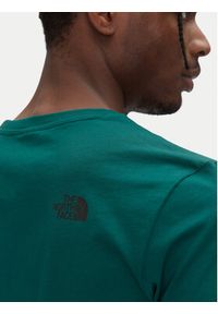 The North Face T-Shirt SS Fine NF0A8A6M Zielony Regular Fit. Kolor: zielony. Materiał: bawełna, syntetyk #3