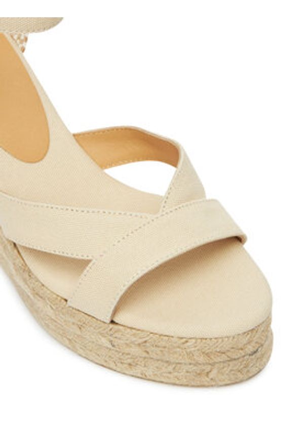 Castañer Espadryle Bruna/8ED/001025761 Beżowy. Kolor: beżowy. Materiał: materiał