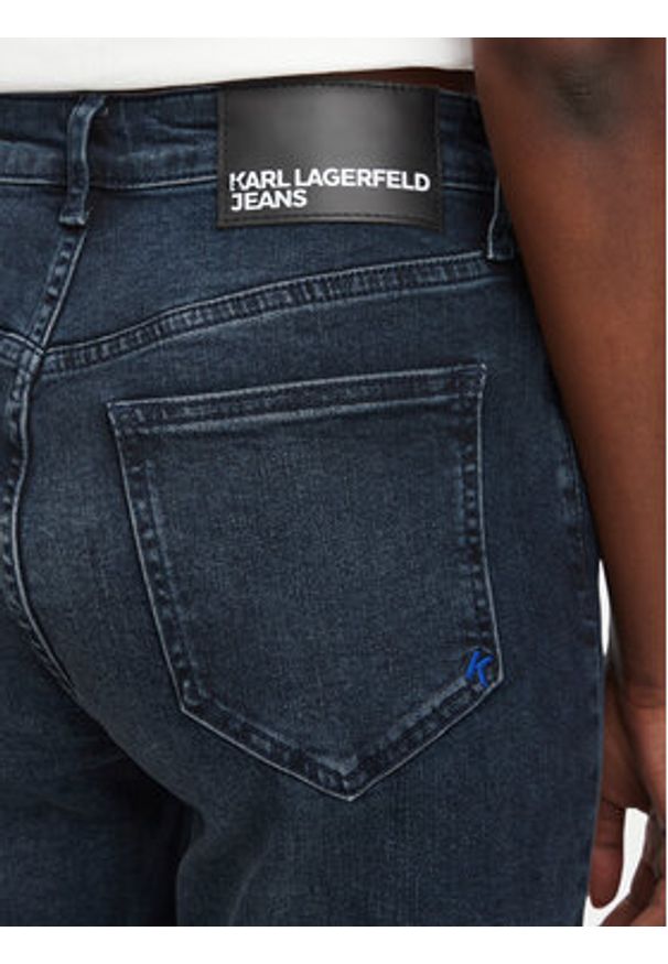 Karl Lagerfeld Jeans Jeansy B3W10042 Niebieski Straight Fit. Kolor: niebieski