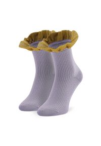 Happy-Socks - Skarpety wysokie damskie Happy Socks. Kolor: fioletowy #1