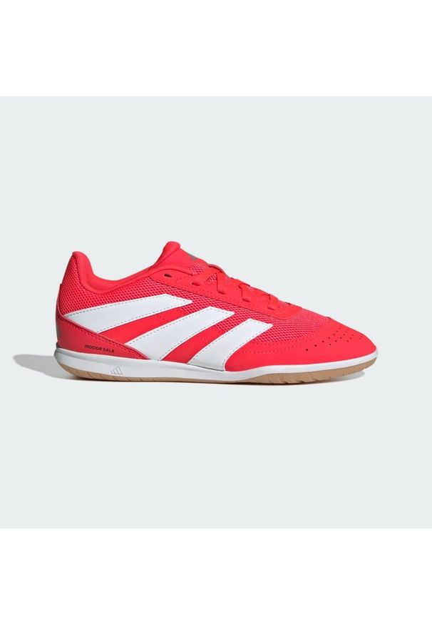 Adidas - Buty Predator Club Sala IN Kids. Kolor: biały, czarny, czerwony, wielokolorowy. Materiał: materiał