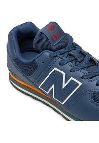 New Balance Sneakersy GC574KIG Granatowy. Kolor: niebieski. Materiał: skóra. Model: New Balance 574 #4