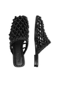 Badura Klapki EO-AMANDA-LT243-12 Czarny. Kolor: czarny. Materiał: skóra #7