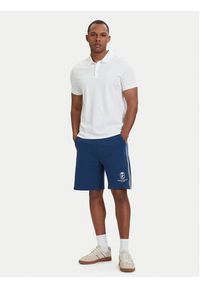 TOMMY HILFIGER - Tommy Hilfiger Szorty sportowe Crest Embroidery MW0MW42878 Niebieski Relaxed Fit. Kolor: niebieski. Materiał: bawełna. Styl: sportowy #3