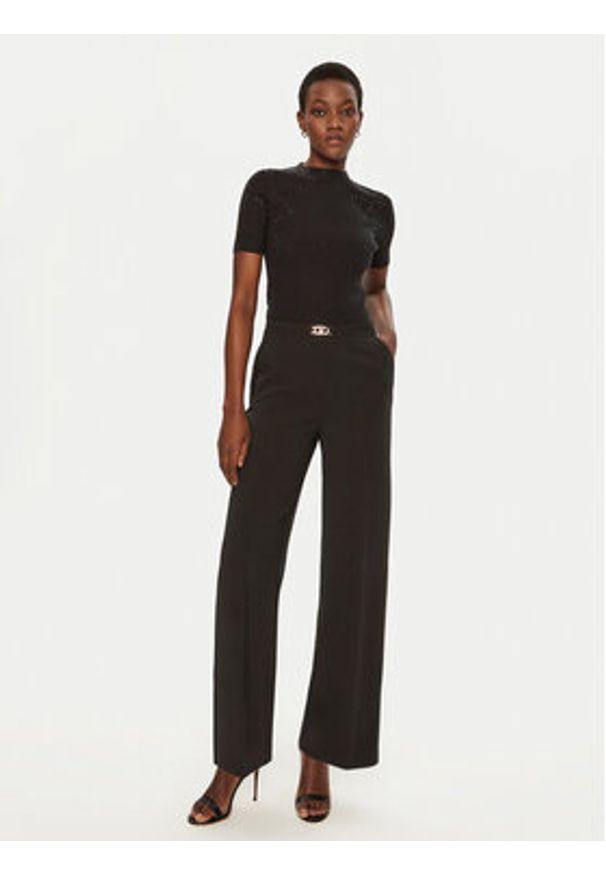 Marciano Guess Spodnie materiałowe 5RGB02 7115A Czarny Regular Fit. Kolor: czarny. Materiał: syntetyk