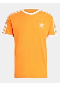Adidas - adidas T-Shirt adicolor Classics 3-Stripes IM9382 Pomarańczowy Slim Fit. Kolor: pomarańczowy. Materiał: bawełna #3