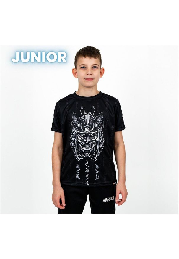 KNOCKOUT - T Knockout dzieci samuraj. Kolor: czarny