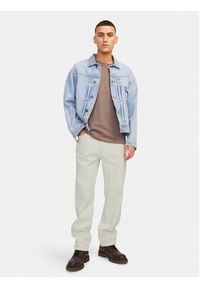 Jack & Jones - Jack&Jones Jeansy Chris 12252087 Écru Relaxed Fit