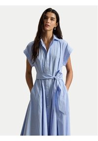 Polo Ralph Lauren Sukienka koszulowa 211A96363001 Błękitny Regular Fit. Typ kołnierza: polo. Kolor: niebieski. Materiał: bawełna. Typ sukienki: koszulowe #2