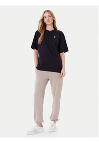 On T-Shirt Club-T 1WE1006 Czarny Relaxed Fit. Kolor: czarny. Materiał: bawełna #5