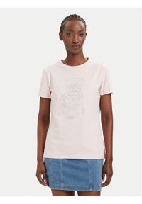 Guess T-Shirt V6GI12 K3325 Różowy Regular Fit. Kolor: różowy. Materiał: bawełna #1
