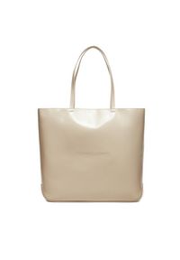 Tommy Jeans Torebka Tjw Ess Must Tote Seasonal AW0AW16841 Écru. Materiał: skórzane