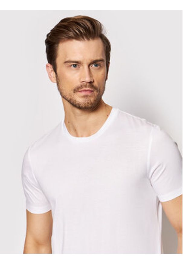 BOSS - Boss T-Shirt Tessler 50468395 Biały Slim Fit. Kolor: biały. Materiał: bawełna