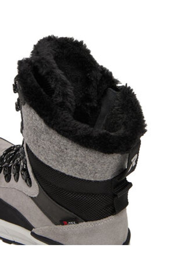 Rieker Trzewiki CEO-W0066-40 Szary. Kolor: szary. Materiał: zamsz, skóra