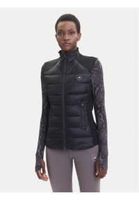 Adidas by Stella McCartney - adidas by Stella McCartney Bezrękawnik True Nature Golf JW2028 Czarny Slim Fit. Typ kołnierza: golf. Kolor: czarny. Materiał: syntetyk. Długość rękawa: bez rękawów. Sport: golf