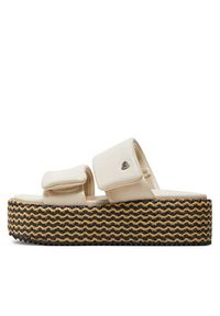Blauer Espadryle S4OPAL02/RAF Écru. Materiał: skóra #3