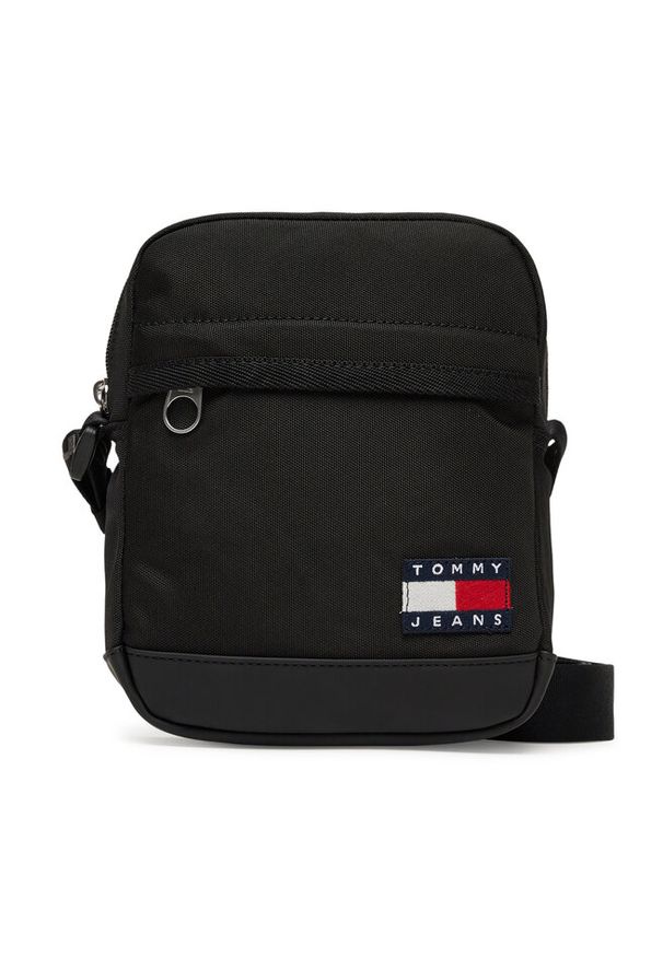 Saszetka Tommy Jeans. Kolor: czarny