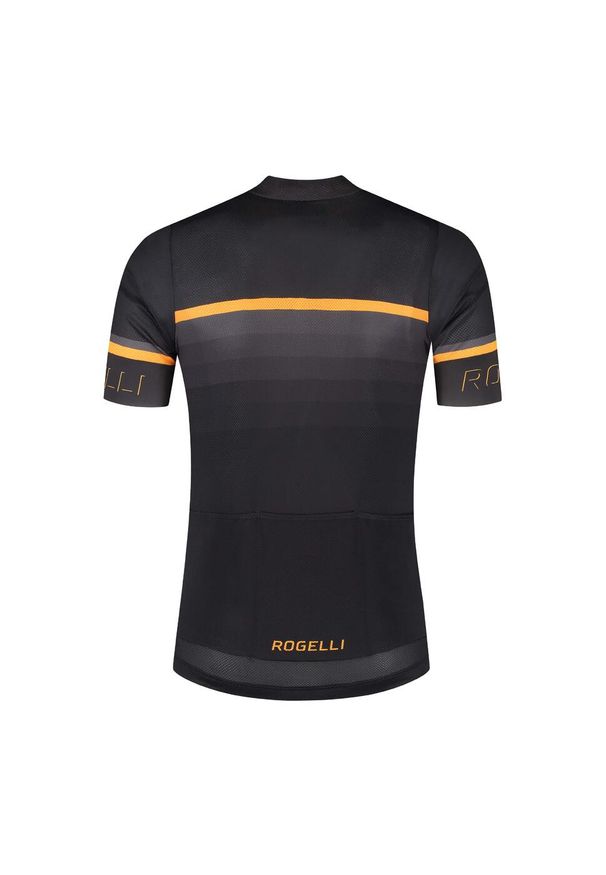 ROGELLI - Koszulka rowerowa męska Rogelli Hero II. Kolor: czarny, żółty, wielokolorowy, pomarańczowy. Sport: kolarstwo