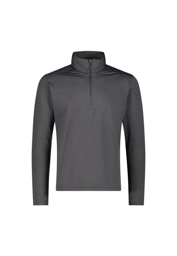 Golf męski narciarski CMP 30L1097. Okazja: na co dzień. Typ kołnierza: golf. Kolor: szary. Styl: sportowy, casual. Sport: narciarstwo, golf