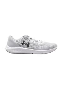 Buty Under Armour Charged Pursuit 3 3024878-104 szare. Okazja: na co dzień. Kolor: szary. Materiał: syntetyk. Szerokość cholewki: normalna