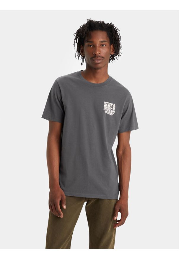 Levi's® T-Shirt Graphic 22491-1489 Szary Standard Fit. Kolor: szary. Materiał: bawełna