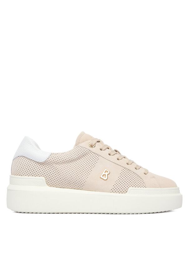 Sneakersy Bogner. Kolor: beżowy