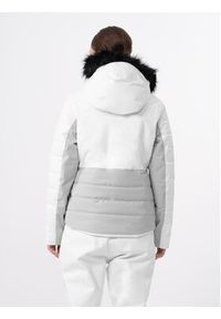 4f - 4F Kurtka narciarska 4FAW23TTJAF337 Szary Slim Fit. Kolor: szary. Materiał: syntetyk. Sport: narciarstwo