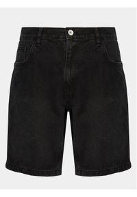 Redefined Rebel Szorty jeansowe RRTokyo 226029 Czarny Loose Fit. Kolor: czarny. Materiał: jeans, bawełna
